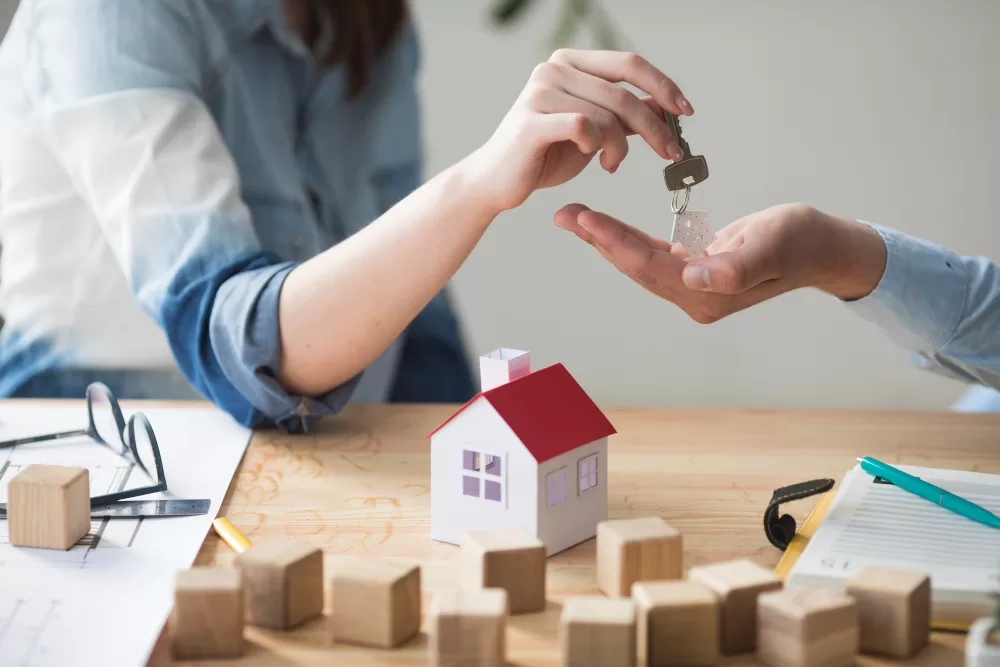 Mortgage broker reviewing loan application — real-time mortgage lead distribution from Ping Tree Systems