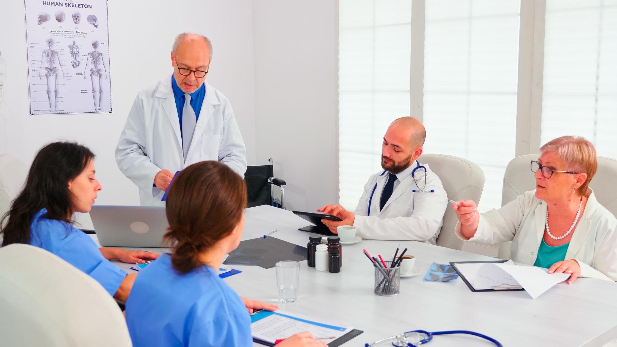 Patient discussing coverage details with a healthcare provider