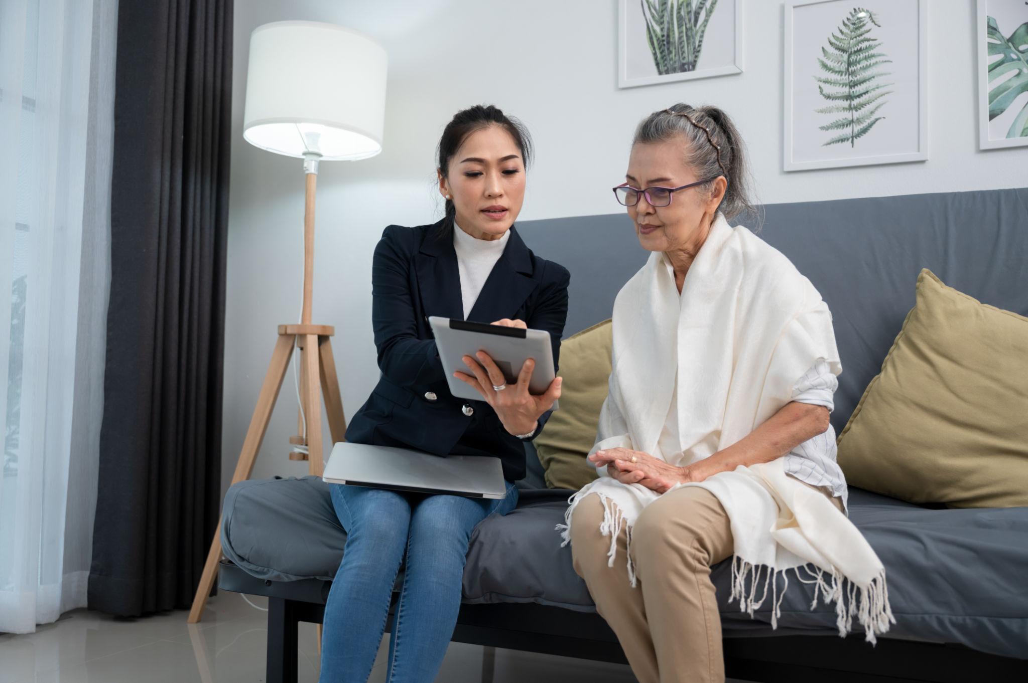 Doctor providing an online telehealth consultation covered under health insurance benefits